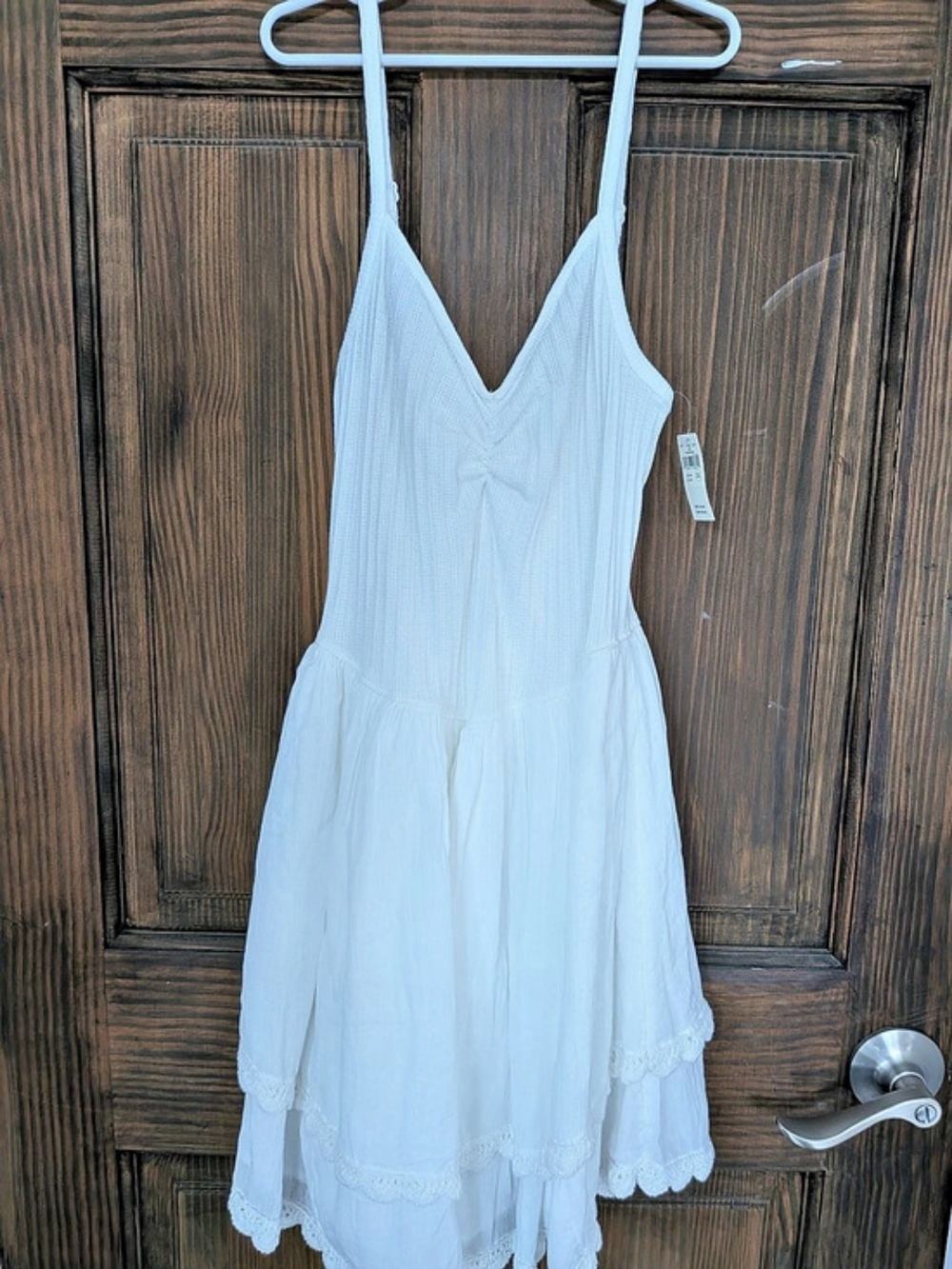 Aerie Mini Dress in White Size Medium NWT